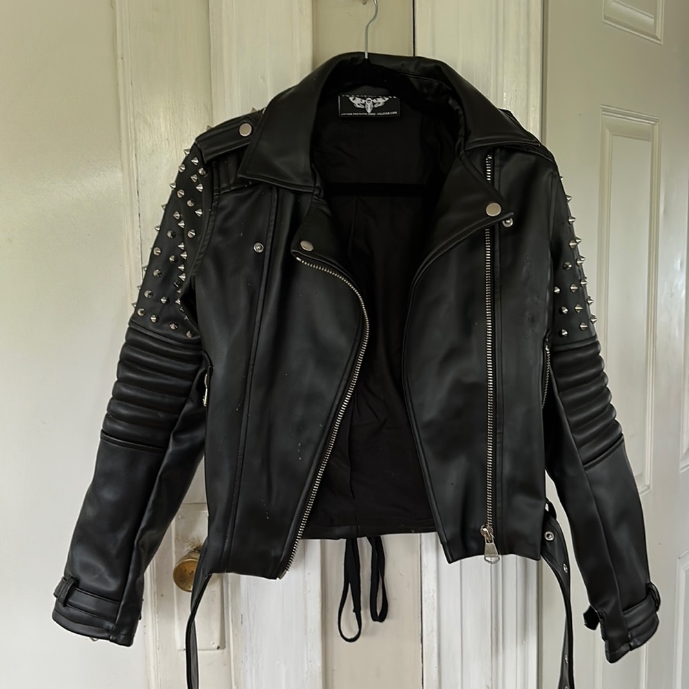 Killstar Studded Leather Jacket